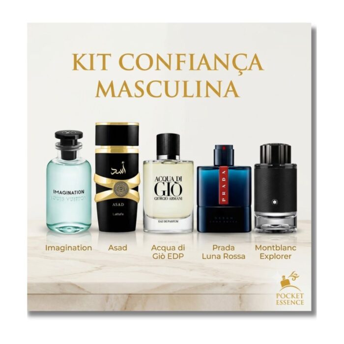 Kit Confiança Masculina